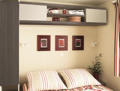 salle de bain - Camping Pornichet 44 - Location de mobil-home - Cottage Pacifique - 4/5 personnes - camping les forges 3 étoiles avec piscine couverte et chauffée 