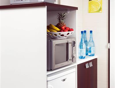 cuisine équipée - Location de Mobil-home à Pornichet - Cottage Européen - 4/6personnes - camping Pornichet 3 étoiles avec piscine couverte et chauffée 