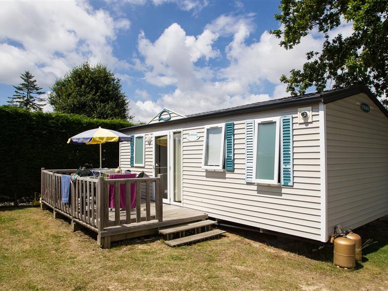 extérieur - Location Mobil-home à Pornichet - Cottage Européen - 4/6 personnes - camping Pornichet 3 étoiles avec piscine couverte et chauffée  - CAMPING LES FORGES ***