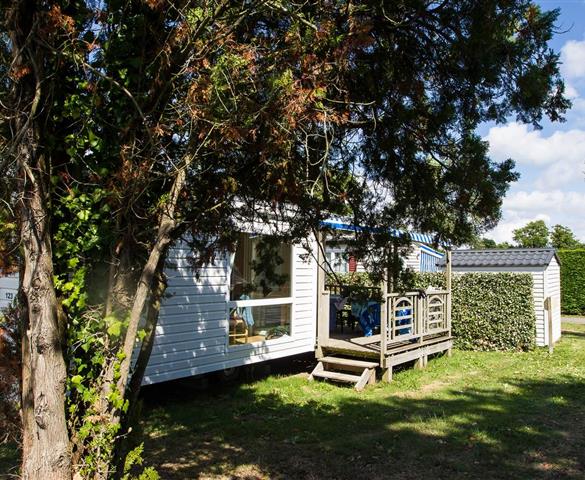 extérieur - Camping Pornichet 44 - Location de mobil-home - Cottage Pacifique - 4/5 personnes - camping les forges 3 étoiles avec piscine couverte et chauffée  - CAMPING LES FORGES ***