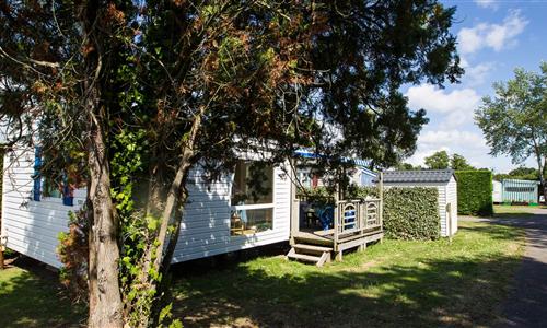 extérieur - Camping Pornichet 44 - Location de mobil-home - Cottage Pacifique - 4/5 personnes - camping les forges 3 étoiles avec piscine couverte et chauffée  - CAMPING LES FORGES ***