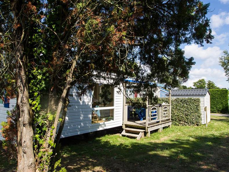 extérieur - Camping Pornichet 44 - Location de mobil-home - Cottage Pacifique - 4/5 personnes - camping les forges 3 étoiles avec piscine couverte et chauffée  - CAMPING LES FORGES ***