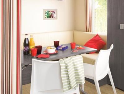 Cuisine - Cottage Duo - 2/4 personnes avec terrasse dans camping Pornichet avec piscine couverte et chauffée 