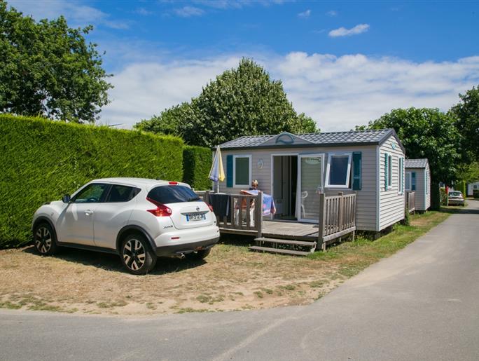 Extérieur - Cottage Duo - 2/4 personnes avec terrasse dans camping Pornichet avec piscine couverte et chauffée 