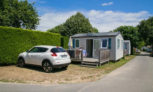 Extérieur - Cottage Duo - 2/4 personnes avec terrasse dans camping Pornichet avec piscine couverte et chauffée  - CAMPING LES FORGES ***