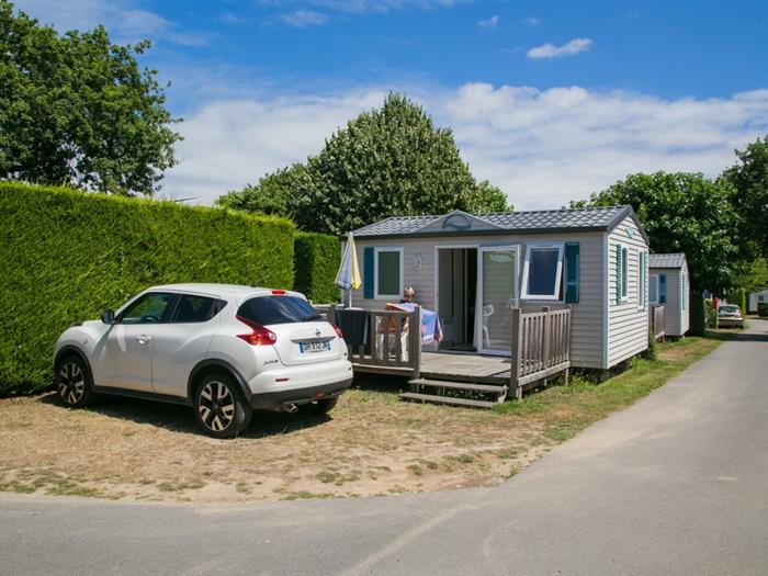Extérieur - Cottage Duo - 2/4 personnes avec terrasse dans camping Pornichet avec piscine couverte et chauffée  - CAMPING LES FORGES ***