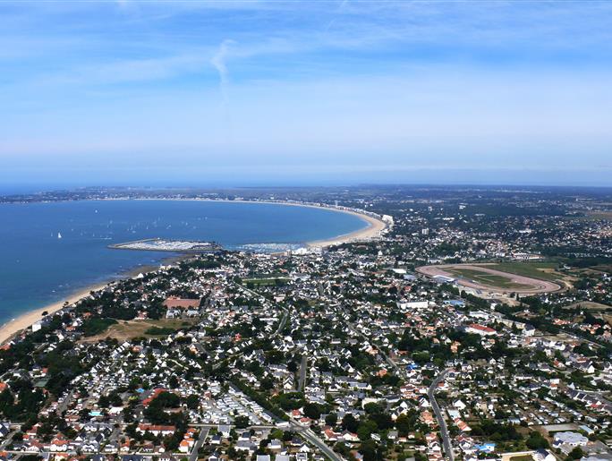 La Baie de la Baule vue du ciel 