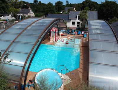 Camping 3* Les Forges - www.campinglesforges.com - Piscine avec Ludi'Spa et Aquaplay 